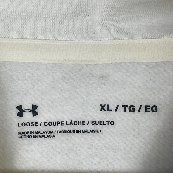 Under Armour Hoodie Adult Extra Large White/Gray Project Rock Camo Mens NWT - Picture 10 of 14